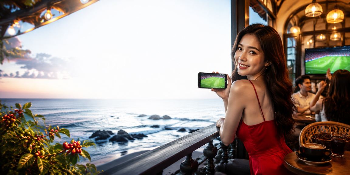 Người dùng tại Buôn Ma Thuột nạp tiền cá cược bóng đá bên ly cà phê sáng