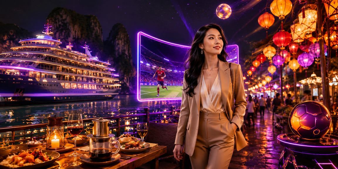 Người dùng thư giãn cùng cà phê tại Vịnh Hạ Long trong khoảnh khắc cân bằng cuộc sống