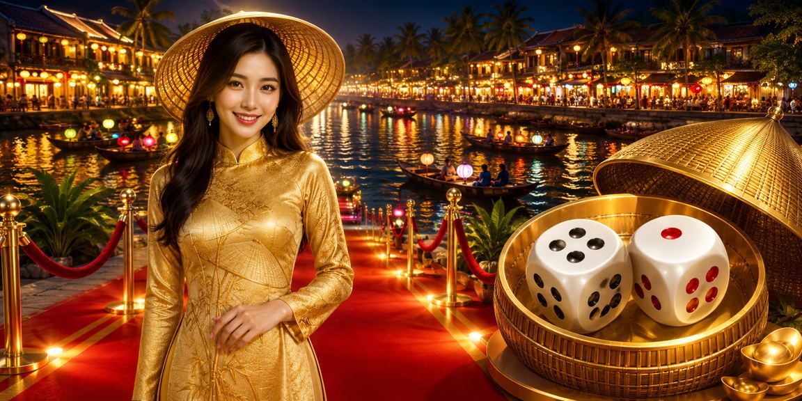 Không khí xem kèo tài xỉu tại Hội An với trang phục áo dài truyền thống